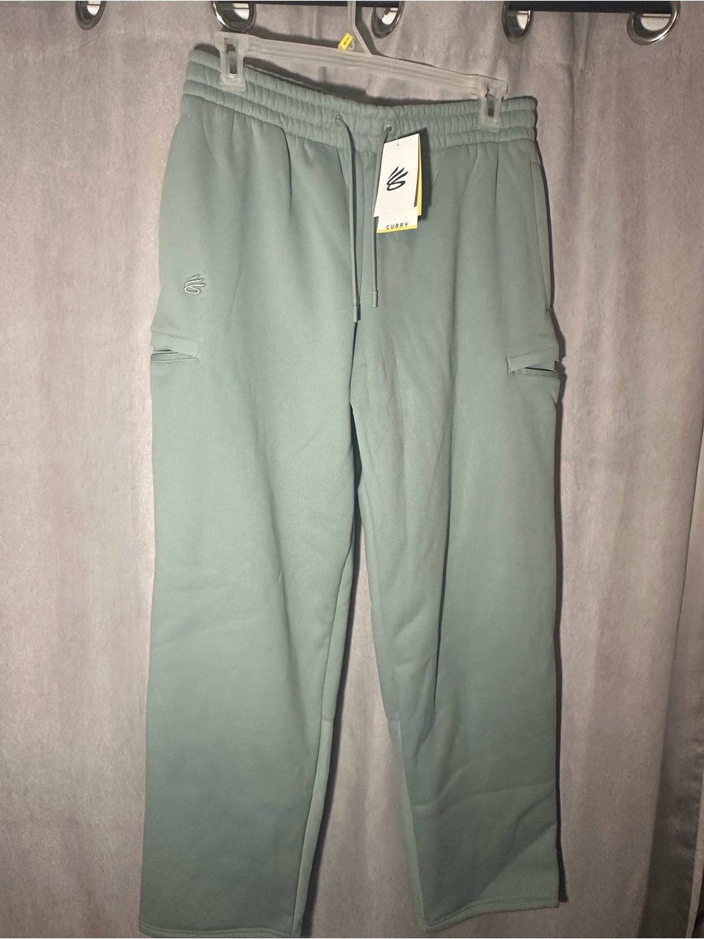 Rare Stephen Curry Fleece Cargo Pants 116 Men’s L Under Armor